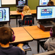 Students at a summer reading academy at Buchanan elementary school work in the computer lab at the school in Oklahoma City.
